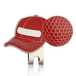 Golf Ball Marker with Golf Hat Clip | Magnetic Outdoor Alloy Golf Markers