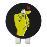 Golf Ball Marker with Golf Hat Clip | Magnetic Outdoor Alloy Golf Markers