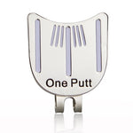 Golf Ball Marker with Golf Hat Clip | Magnetic Outdoor Alloy Golf Markers