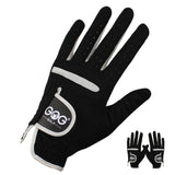 Black Soft Fiber Golf Gloves | Breathable Soft Non-Slip Gloves