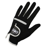 Black Soft Fiber Golf Gloves | Breathable Soft Non-Slip Gloves