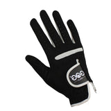 Black Soft Fiber Golf Gloves | Breathable Soft Non-Slip Gloves