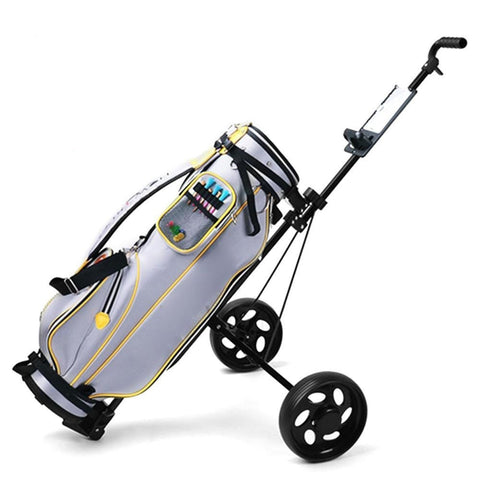 Foldable Golf Cart | Aluminum Alloy Foldable Trolley With Brake