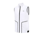 Golf Apparel Men's Windproof Golf Vest | Mens Full-Zip Sleeveless Jackets Leisure Sports Vest