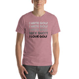 I Hate Golf | Short-Sleeve Unisex T-Shirt